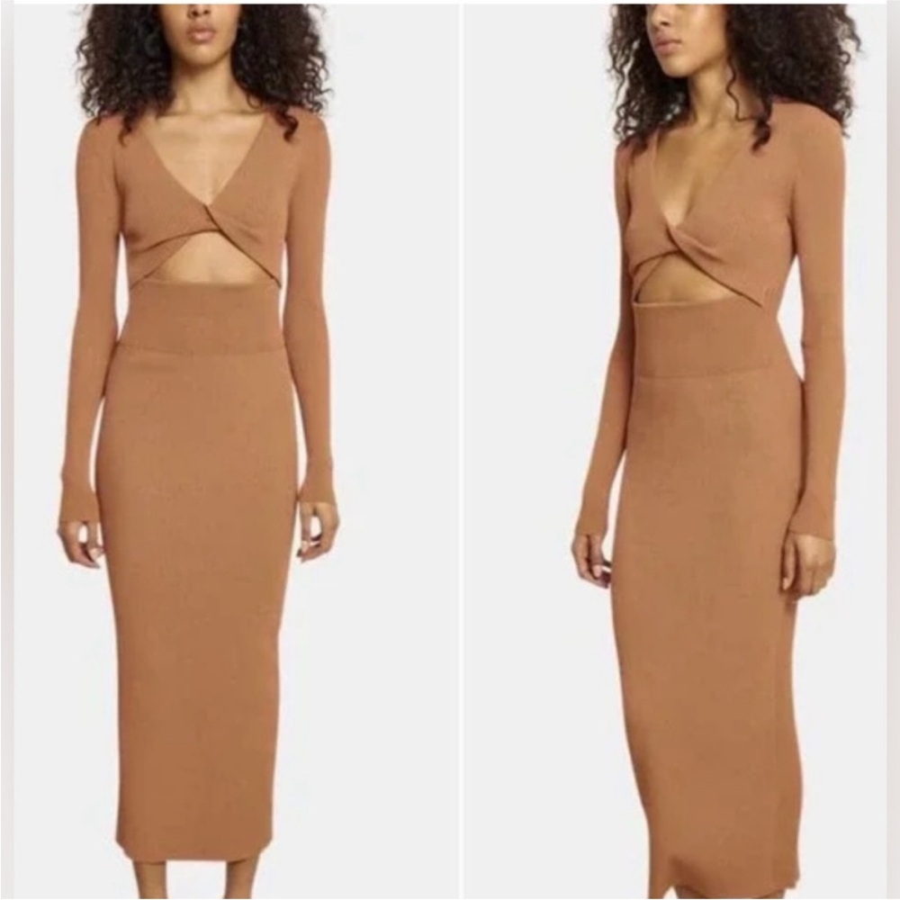 House of Harlow Cut Out Knit Dress